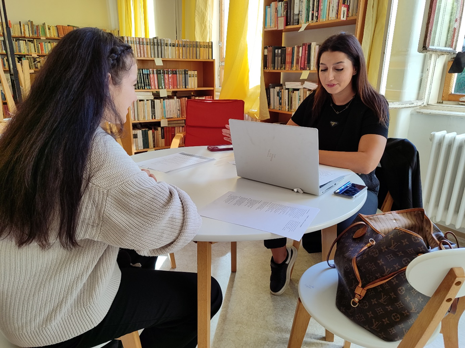 Job interviews with students